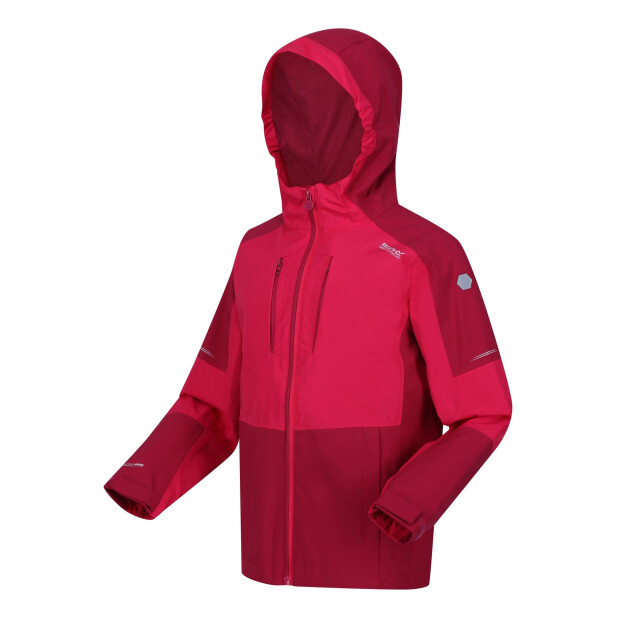 Regatta Kinder/kinder highton iv waterdichte jas UTRG9638_pinkpotionberrypink large
