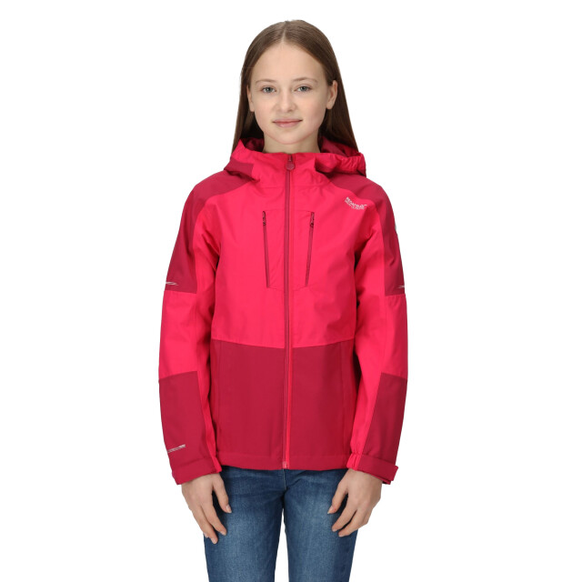 Regatta Kinder/kinder highton iv waterdichte jas UTRG9638_pinkpotionberrypink large
