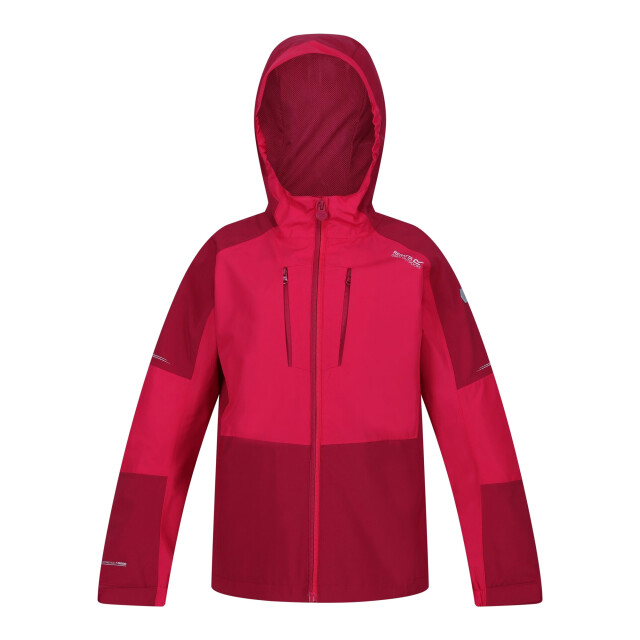 Regatta Kinder/kinder highton iv waterdichte jas UTRG9638_pinkpotionberrypink large
