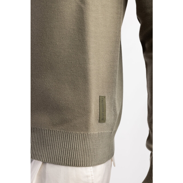 Blue Industry De pullover met knoop- en ritssluiting | KBIW25-M11 large