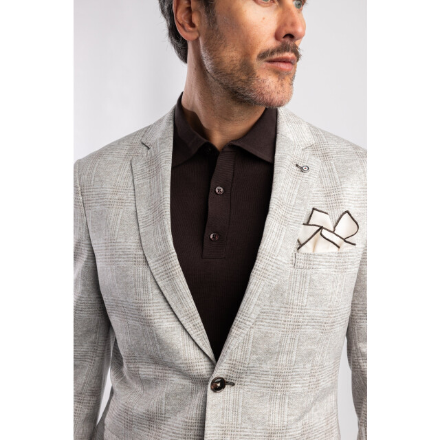 Blue Industry Het colbert met uniek ruitmotief | JBIW25-M5 large