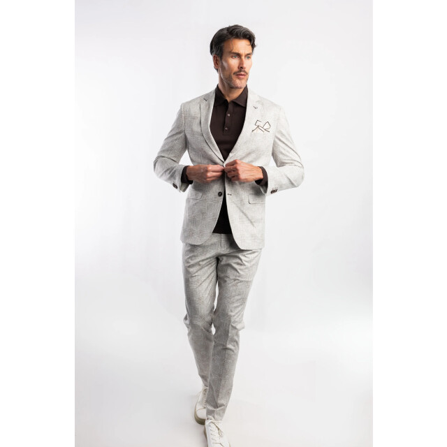 Blue Industry Het colbert met uniek ruitmotief | JBIW25-M5 large