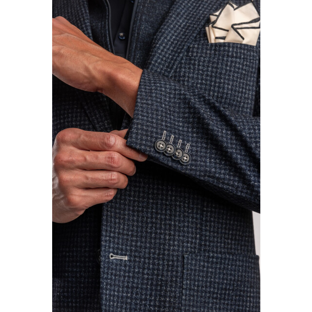 Blue Industry Het colbert met ruitmotief | JBIW25-M1 large