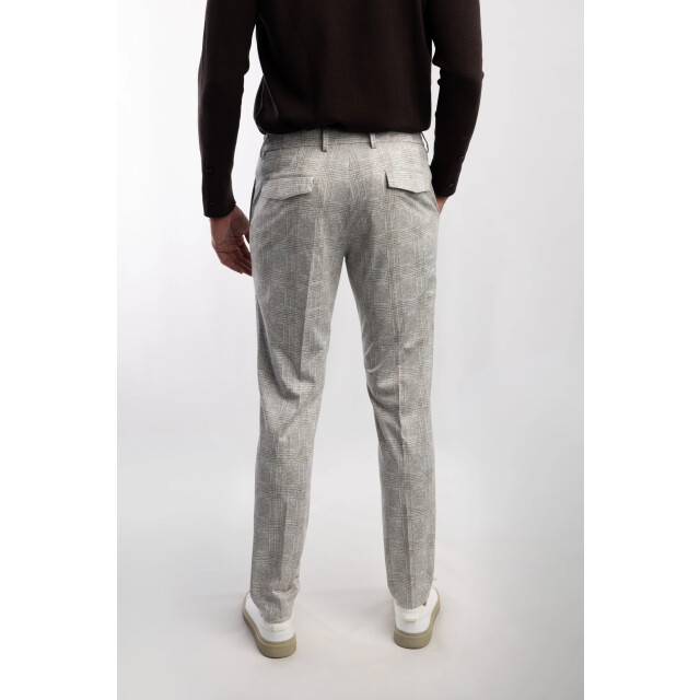 Blue Industry De chino met ruitmotief | STEVENW25-M5 large