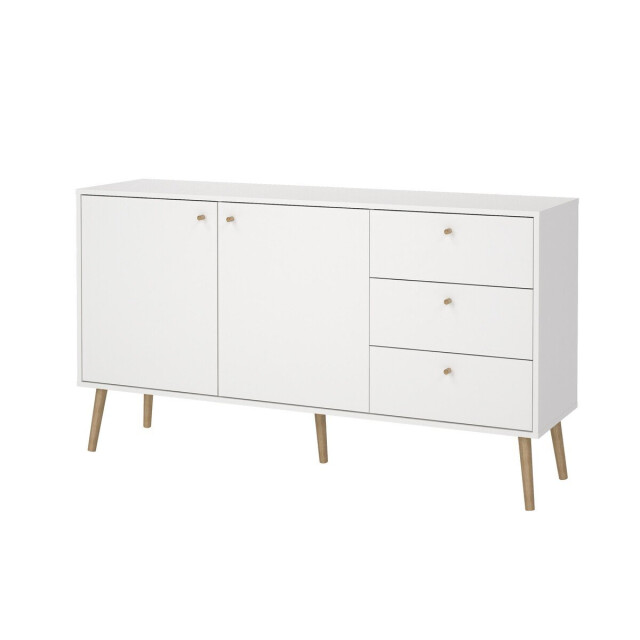 CaliCosy Dressoir met 2 deuren en 3 lades met houten poten b147,2 cm tarp 3294136 large