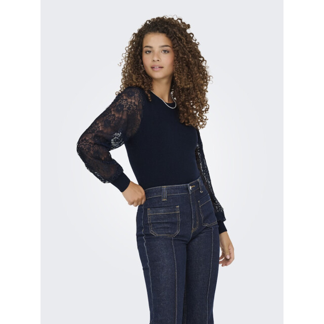 Only Onlperry life ls mix o-neck knt navy 4219.37.0026 large