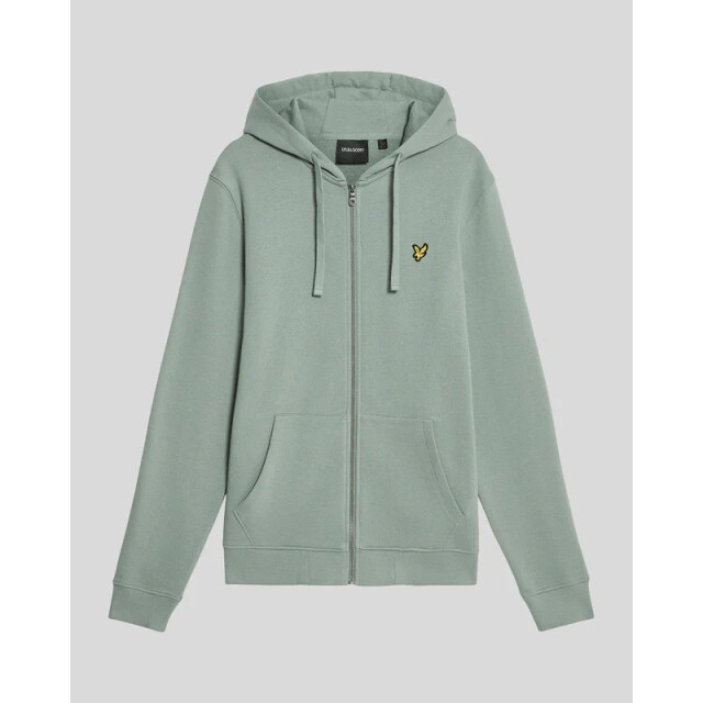 Lyle and Scott Zip thorou hoodie mint 5239.21.0004 large