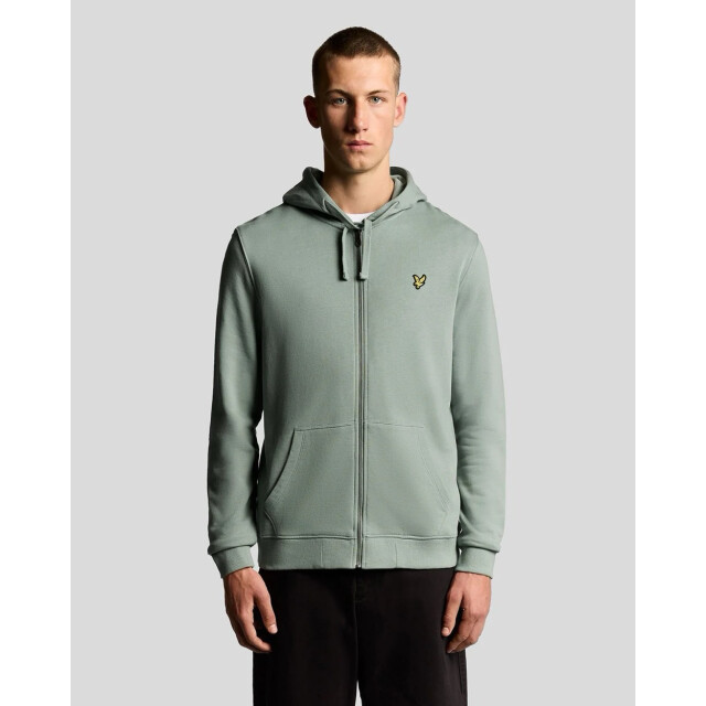 Lyle and Scott Zip thorou hoodie mint 5239.21.0004 large