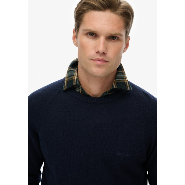 Superdry Trui van wolmix navy 5219.37.0010 large