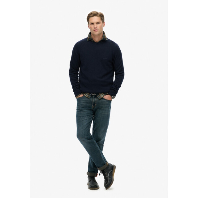 Superdry Trui van wolmix navy 5219.37.0010 large