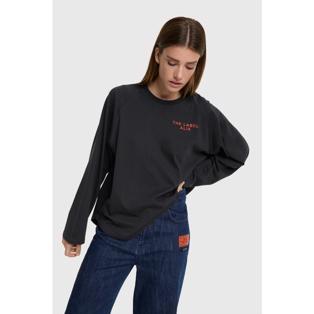 Alix The Label Raglan long sleeve antraciet 4329.85.0001 large