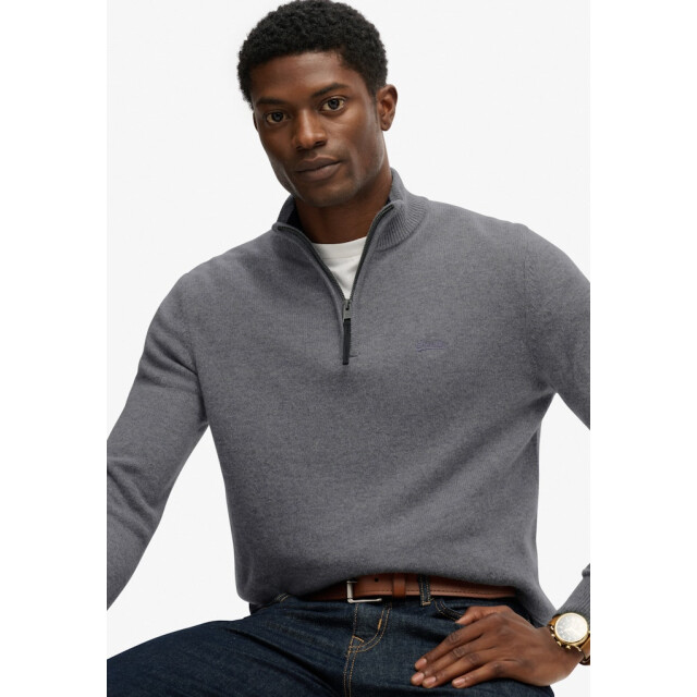 Superdry Trui met wolmix zip licht 5219.83.0013 large