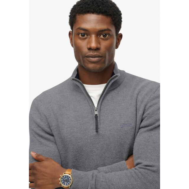 Superdry Trui met wolmix zip licht 5219.83.0013 large