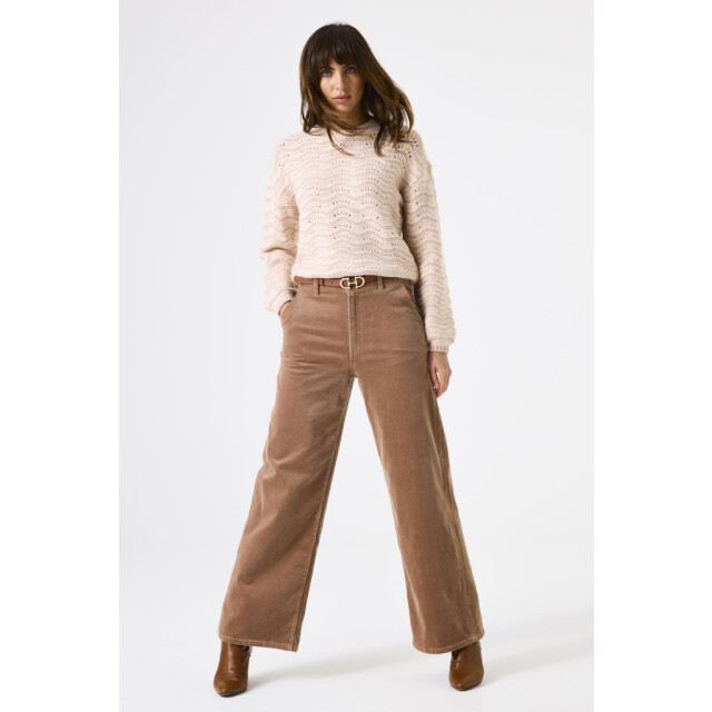 Garcia Jeans Corduroy wide leg camel 4109.76.0002 large