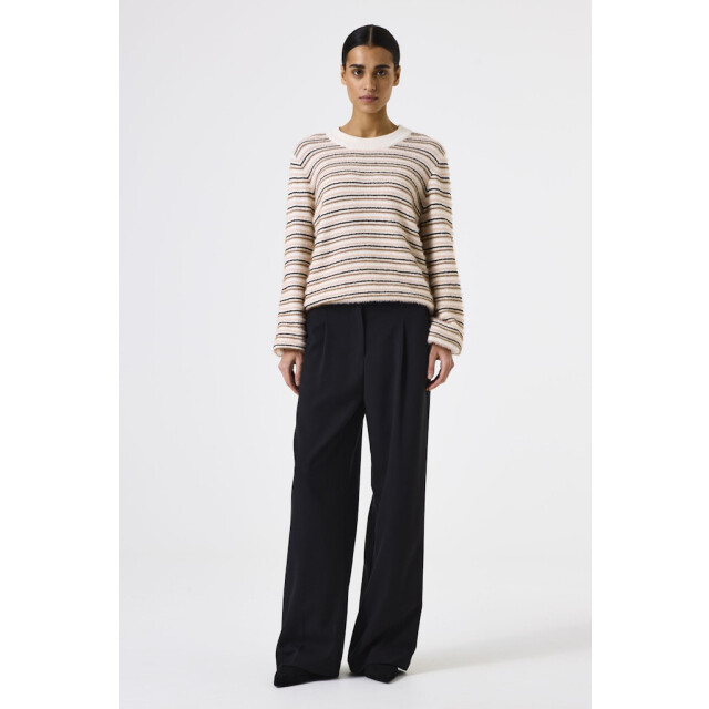 Garcia Jeans Trui streep ecru dessin 4219.08.0004 large