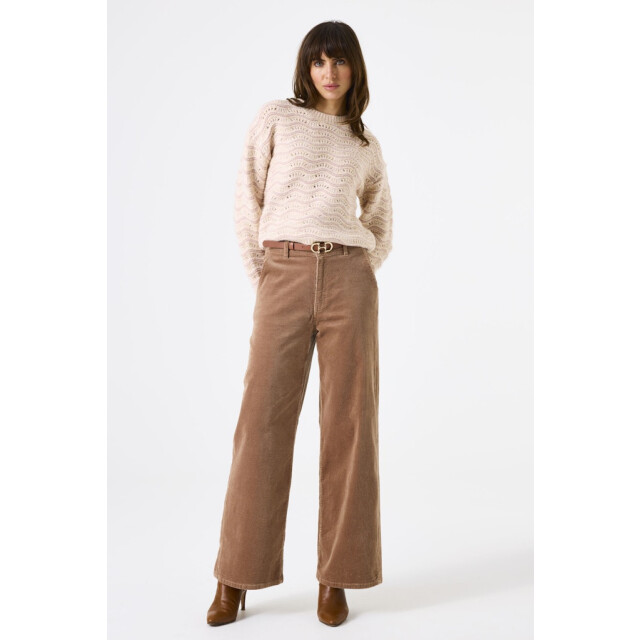 Garcia Jeans Corduroy wide leg camel 4109.76.0002 large