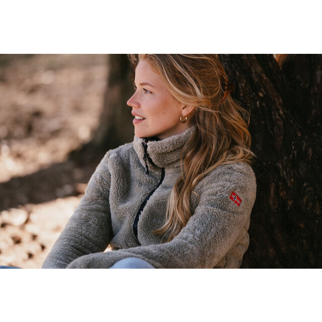 Nordberg evy fleece fleece sweater met rits dames - 072785_840-XXL large