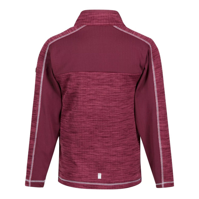 Regatta Kinderen/kinderen hewley recycled half zip fleece top UTRG7988_violetamaranthhaze large