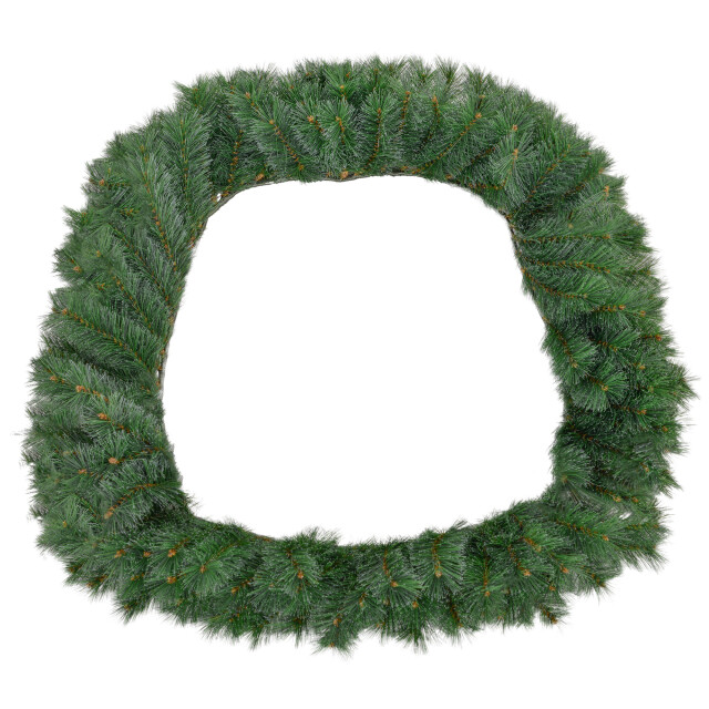 Homcom Guirlande frosted kerstslinger 180 cm met 160 takpunten - 3294116 large
