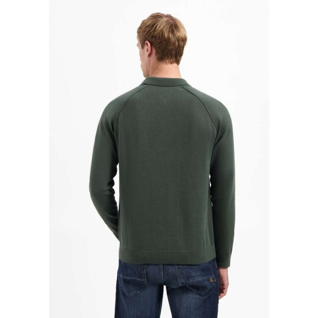 No Excess Pullover polo half zip solid dark green 29230962SN-052 large