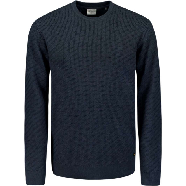 No Excess Pullover crewneck jacquard solid night 29230916-078 large