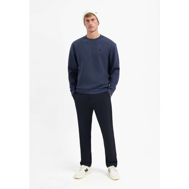 No Excess Sweater crewneck relief melange night 29100905-078 large