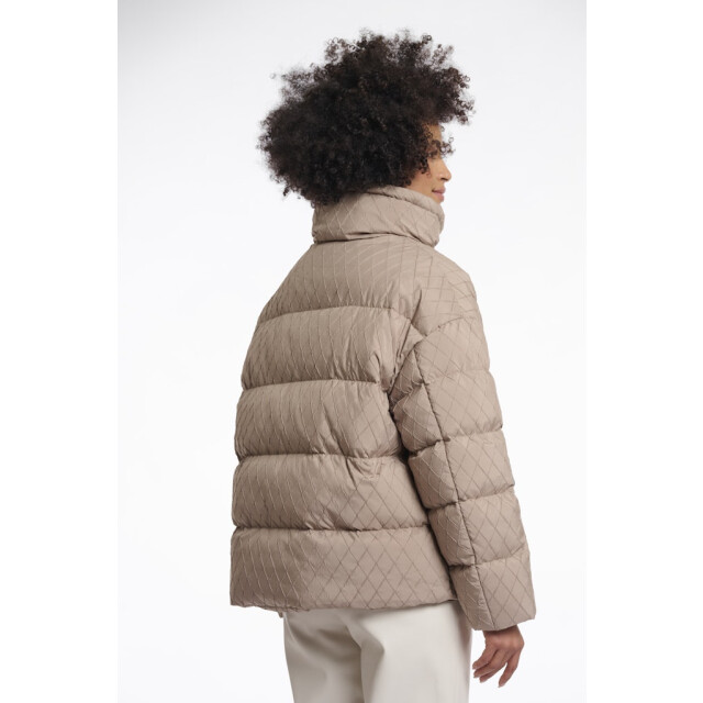 Rino & Pelle structure padded jacket audry.7002512 toffee 06111.882.0009 large