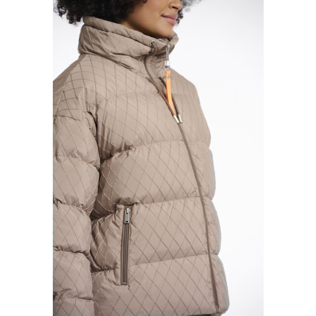 Rino & Pelle structure padded jacket audry.7002512 toffee 06111.882.0009 large