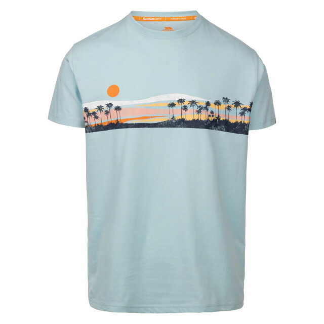 Trespass Heren bedrukt casual t-shirt UTTP6967_seafoammarl large