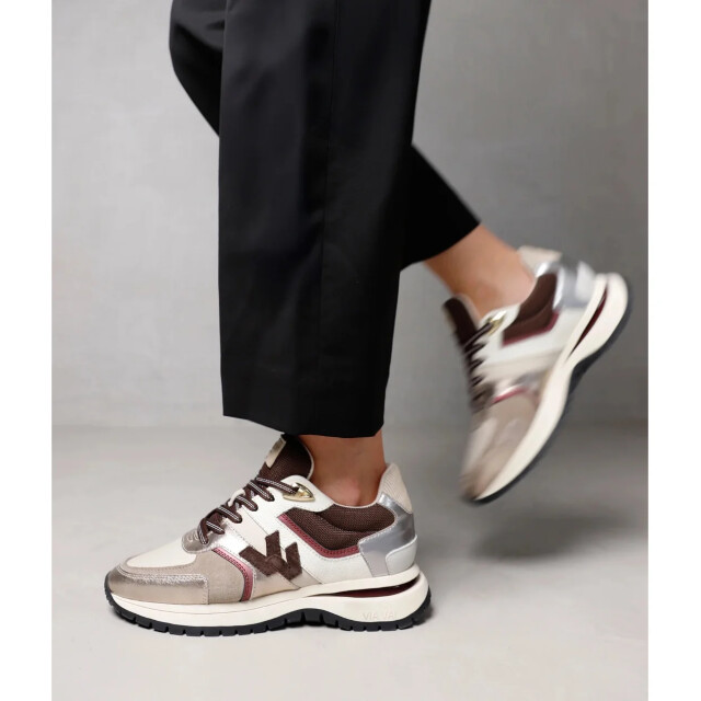 VIA VAI Usher davina metallic lage sneakers dames 62329-01-316 large