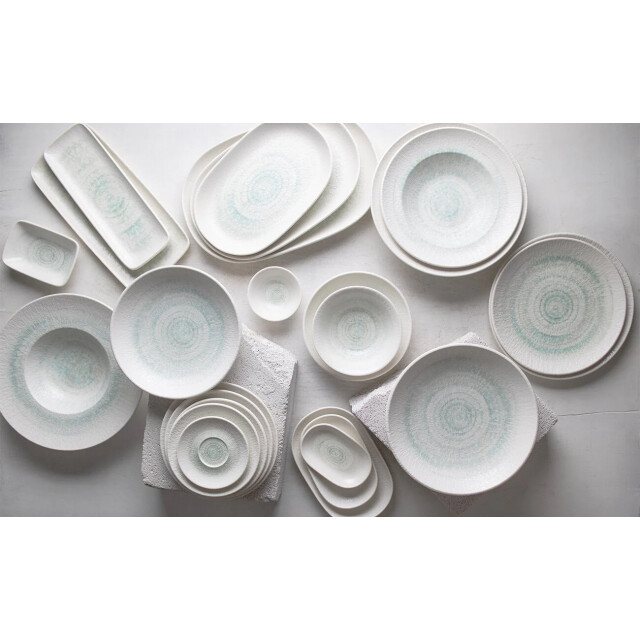 ID Fine Pizzabord glacier porselein 32 cm set van 2 3296219 large