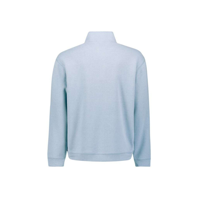 No Excess Sweater half zip soft rib relaxed f dusty blue 29100914-138 large