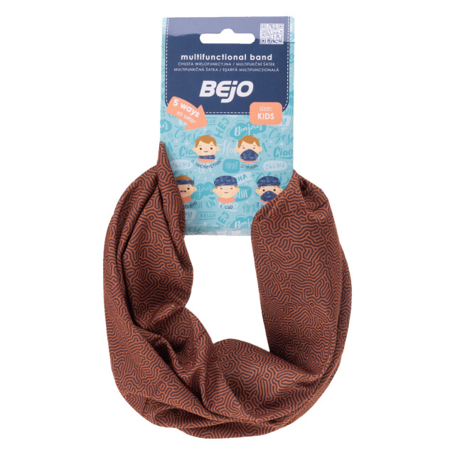 Bejo Colli multifunctionele halswarmer voor kinderen/kids UTIG5501_navybrown large