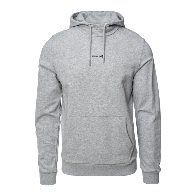 Iguana Heren iben logo hoodie UTIG5718_coldlightgreymelange large