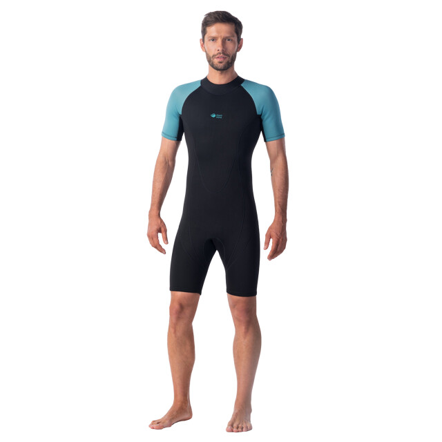 Aquawave Heren surfi neopreen wetsuit UTIG5728_blackteal large