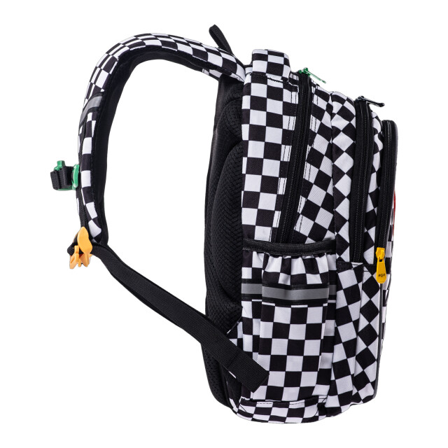 Bejo Glimlachen is mijn superkracht! checkerboard 16l rugzak UTIG5713_blackwhite large