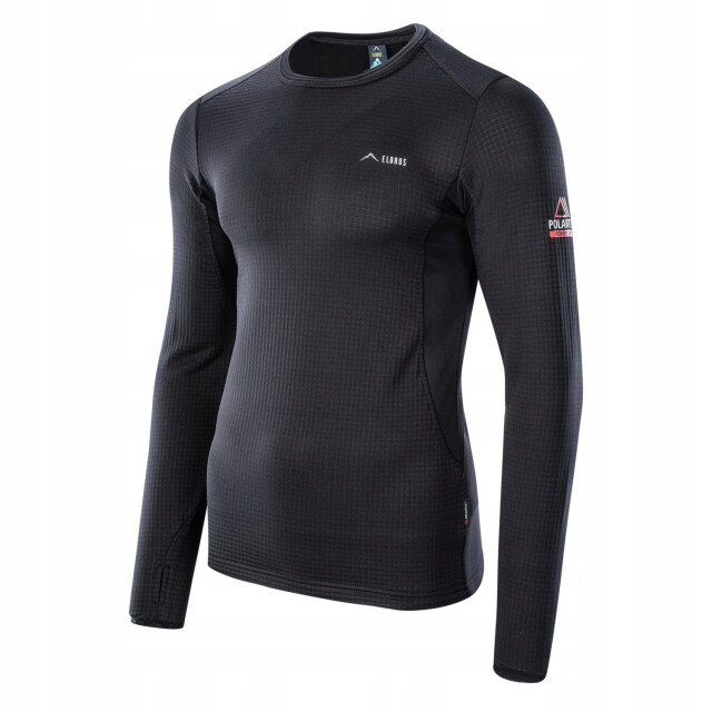 Elbrus Heren nadim polartech base layer top met lange mouwen UTIG5873_black large