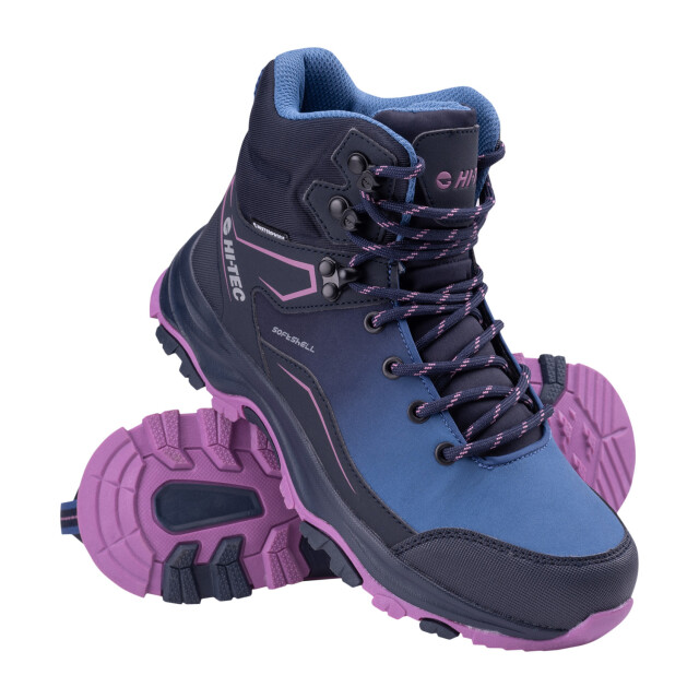 Hi-Tec Dames deneb mid cut enkellaarsjes UTIG5344_navypink large