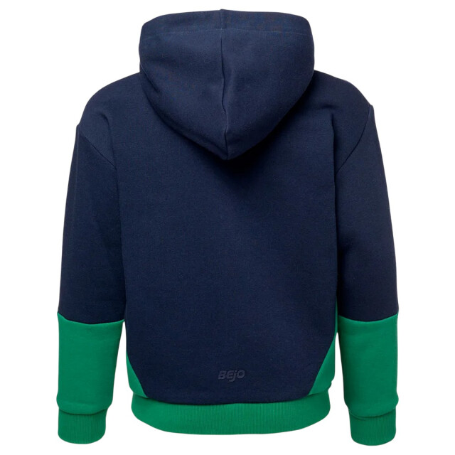 Bejo Jongens tamio full zip hoodie UTIG5149_amazongreennavyblazer large