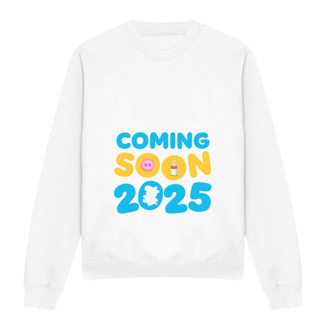 Peppa Pig Dames coming soon 2025 bump sweatshirt UTTV21377_white large