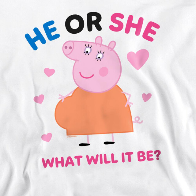 Peppa Pig Dames he or she mummy pig sweatshirt UTTV21381_white large