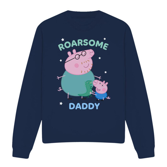 Peppa Pig Uniseks adult roarsome daddy sweatshirt UTTV21392_navy large