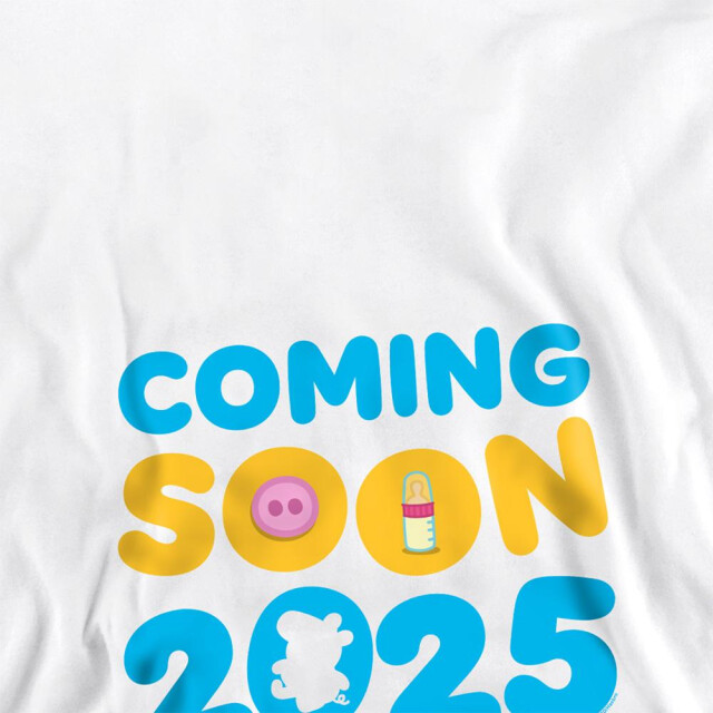 Peppa Pig Dames coming soon 2025 bump sweatshirt UTTV21377_white large