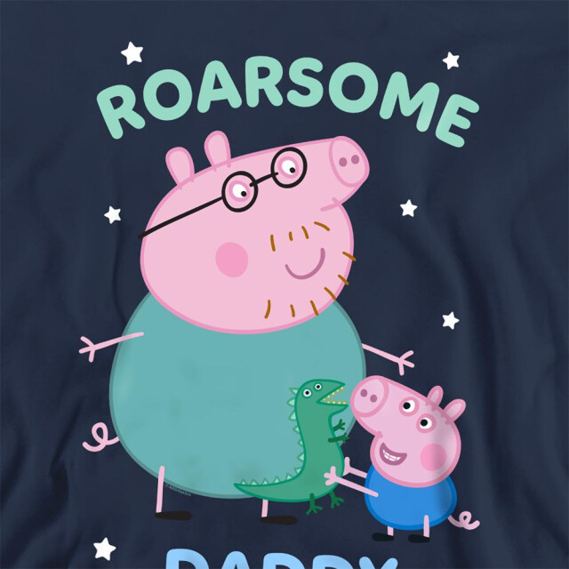 Peppa Pig Uniseks adult roarsome daddy sweatshirt UTTV21392_navy large