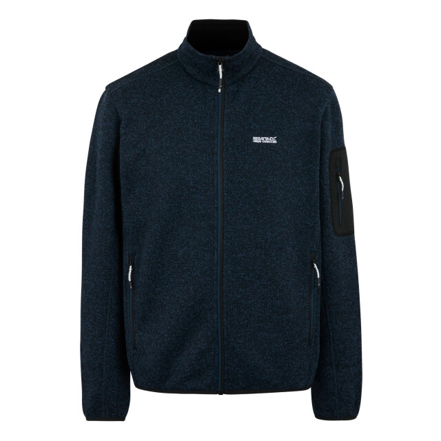 Regatta Heren newhill marl full zip fleecejack UTRG12182_oilgreen large