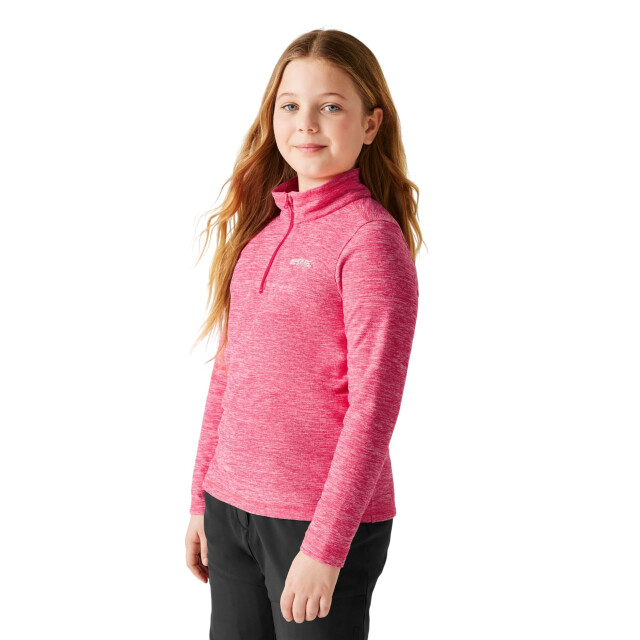 Regatta Kinder/kids hot shot quarter zip fleece top UTRG12100_pop large