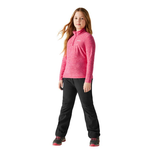 Regatta Kinder/kids hot shot quarter zip fleece top UTRG12100_pop large