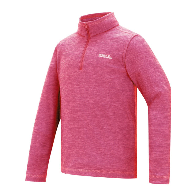 Regatta Kinder/kids hot shot quarter zip fleece top UTRG12100_pop large