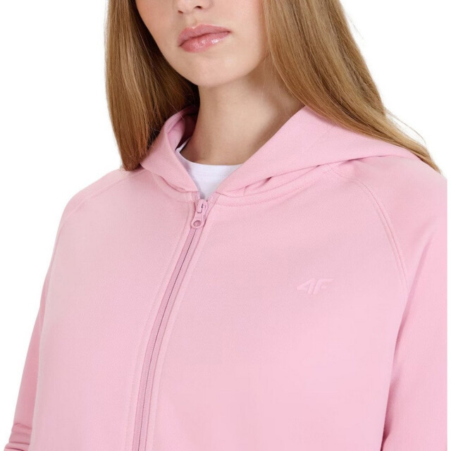 4F Dames f1763 hoodie met volledige rits UTPP5501_pink large