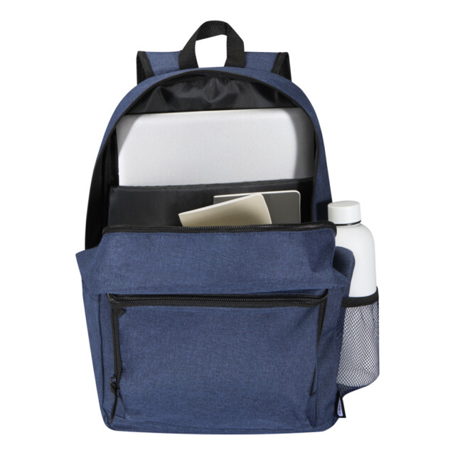 Avenue Grafiet deluxe 15.6in laptop rugzak UTPF1405_heathernavy large